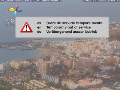 Webcam mit Blick auf Los Cristianos Webcam mit Blick auf Los Cristianos