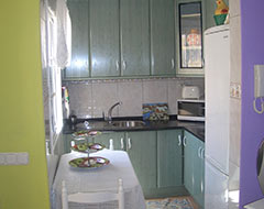 Die Küche von der Ferienwohnung in Los Realejos Bajo