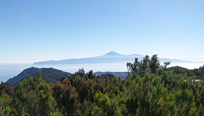 Teneriffa von La Gomera aus