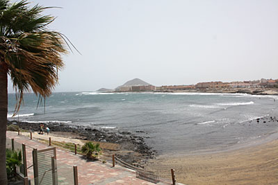 Calima in El Medano am Strand