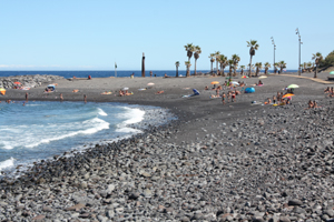 Badewetter - Strandabschnitt bei Candelaria