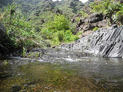 Fluss im Anaga Gebirge