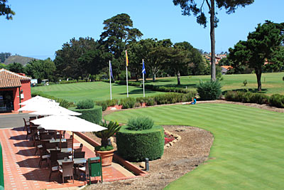  Blick auf den Golfplatz 