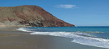 Strand la Tejita in El Medano