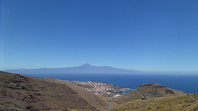 Teneriffa von La Gomera aus gesehen