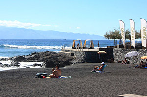 Met uitzicht op het strand in het zuiden van Tenerife Alcala