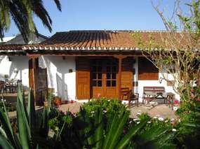 Blick aufs Haus
