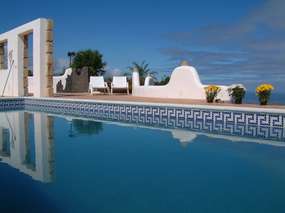 Meerblick-Ferienhaus: Pool beheizt