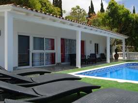 Ferienhaus mit Panorama-Meerblick & beheizb. Privatpool / oberhalb Costa Adeje