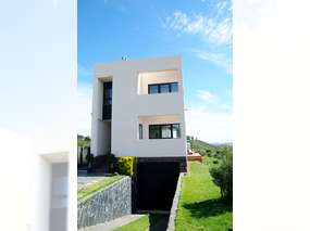Blick aufs Haus