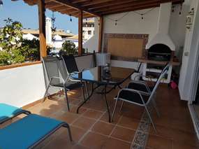 Ferienhaus in Playa Paraiso / 3 Sz, beheizter Pool, WLAN gratis, kl. Garten