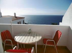 Appartement in kanarischem Stil mit Meerblick & Gemeinschaftspool