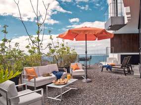 6 Pers. Villa mit Wlan, Meerblick, Südterrasse und beheizten Pool bei Adeje