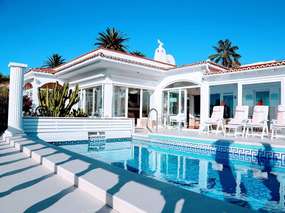 Ferienhaus mit beheizb. Privatpool, Meerblick + fantastischen Sonnenuntergänge