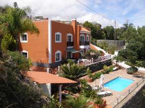 Gepflegtes 3 SZ Ferienhaus 🌱 Finca mit Pool + Meerblick - ruhige Lage in Buen Paso