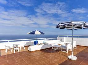 Atico-Wohnung mit Traumblick und 170m² Terrasse in Puerto de la Cruz