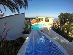 3 Pers. FeWo auf Urlaubs-Finca mit Pool, Garten & Sauna nahe Puerto