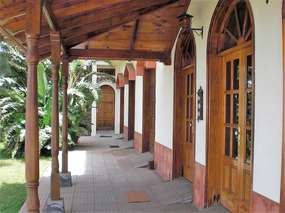 Blick aufs Haus