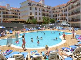 Studio mit Terrasse • Anlage "Casablanca" - Pool beheizt im Herzen von Puerto