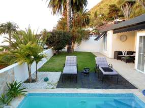 Orotavatal: Modernes Ferienhaus mit Meerblick & beheizbarem Pool