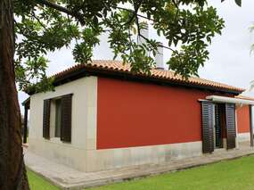 Blick aufs Haus