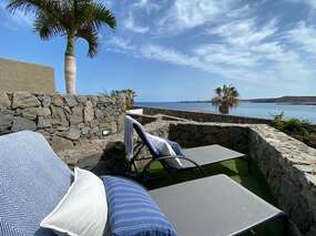Urlaub - das Meer vor der Haustür - Duplex-FeWo mit Meerblickterrasse - Süden