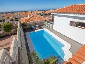 Blick aufs Haus