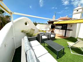 Penthouse mit Privatpool, Whirlpool, Grillbereich und Gem.- Pool in Puerto
