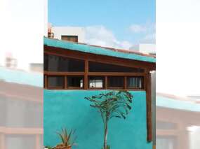 Blick aufs Haus