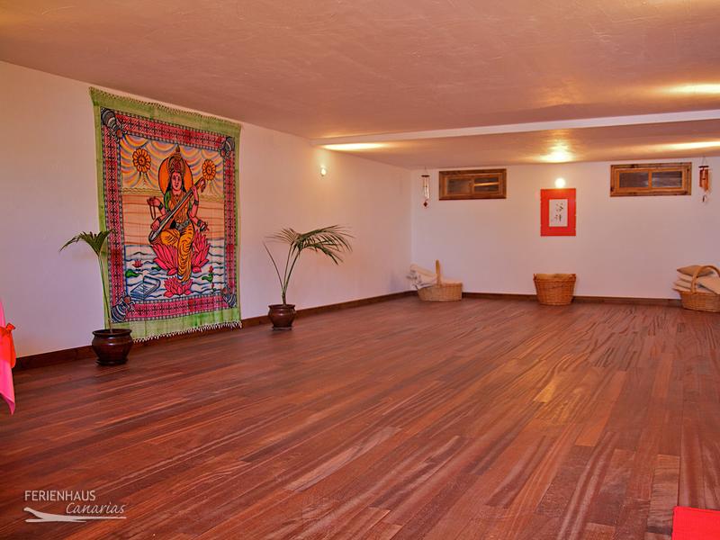 Yoga Raum auf Teneriffa 