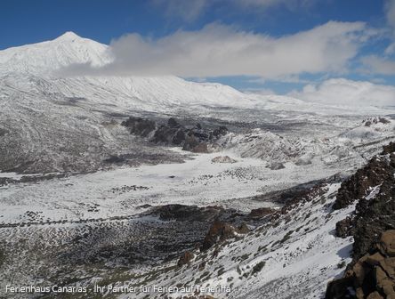 Teneriffa - Teide im Schnee
