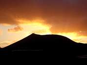 Sonnenuntergang über dem Teide