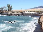 Sandstrand in Alcala an der Südwestküste von Teneriffa Sandstrand in Alcala an der Südwestküste von Teneriffa