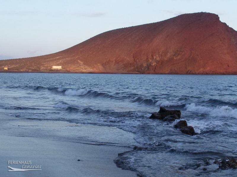 Blick auf den Montana Rojo  in El Medano