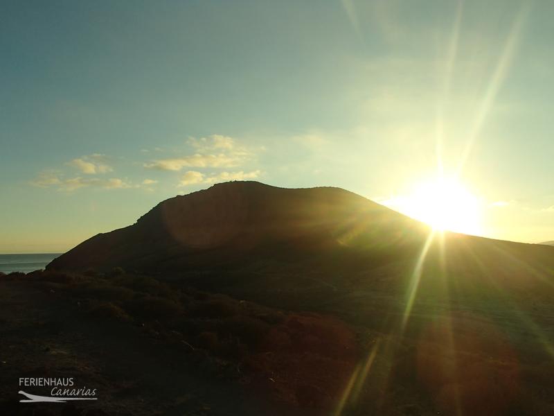 Montana Rojo bei Sonnenuntergang