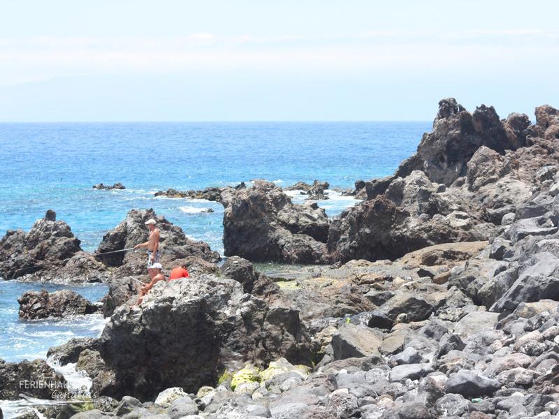 Lavafelsen in Playa San Juan