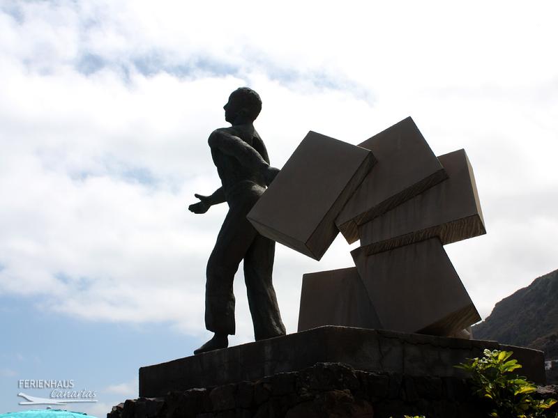Skulptur am Ortseingang von Garachico Skulptur am Ortseingang von Garachico