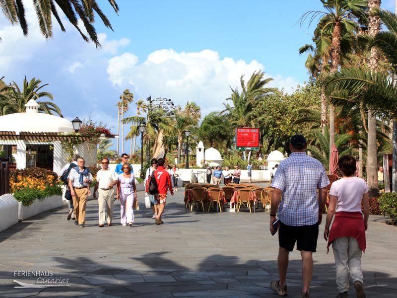 Die Promenade von Puerto de la Cruz Die Promenade von Puerto de la Cruz