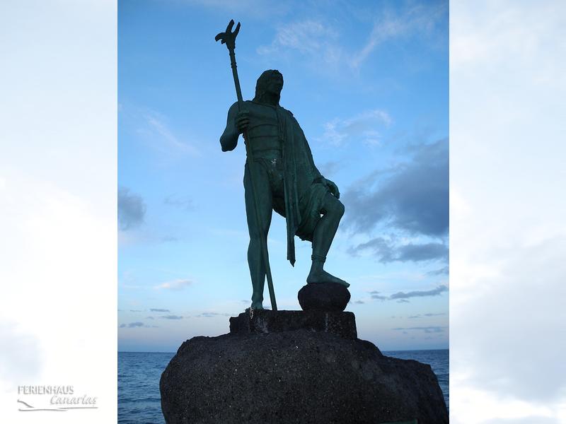 Ein Guanchenkönig in Candelaria