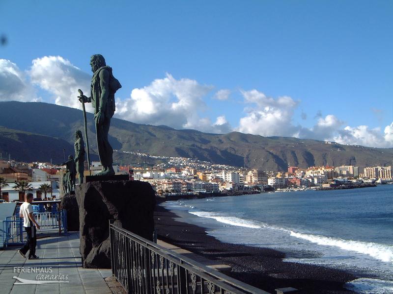 Guanchenkönige an der Plaza von Candelaria