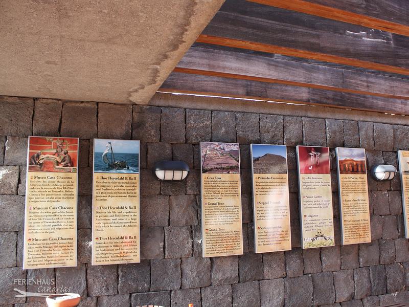 Der Ausstellungsraum in der Pyramide von Güimar