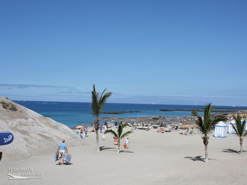 Blick auf den Strand Playa del Duque Blick auf den Strand Playa del Duque