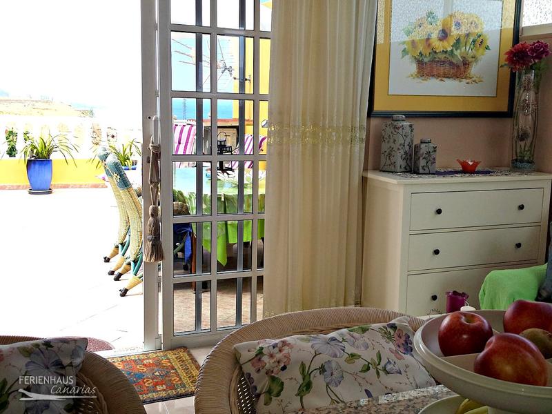 Ferienwohnung in Los Realejos bajo - Blick ins Freie Ferienwohnung in Los Realejos bajo - Blick ins Freie