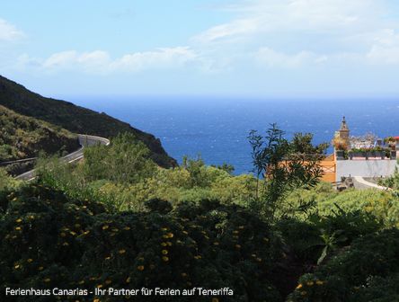Blick auf die Nordküste Teneriffas