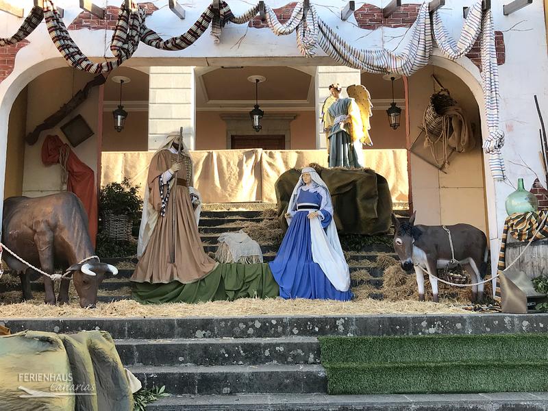 Krippen und Krippenspiel in La Orotava