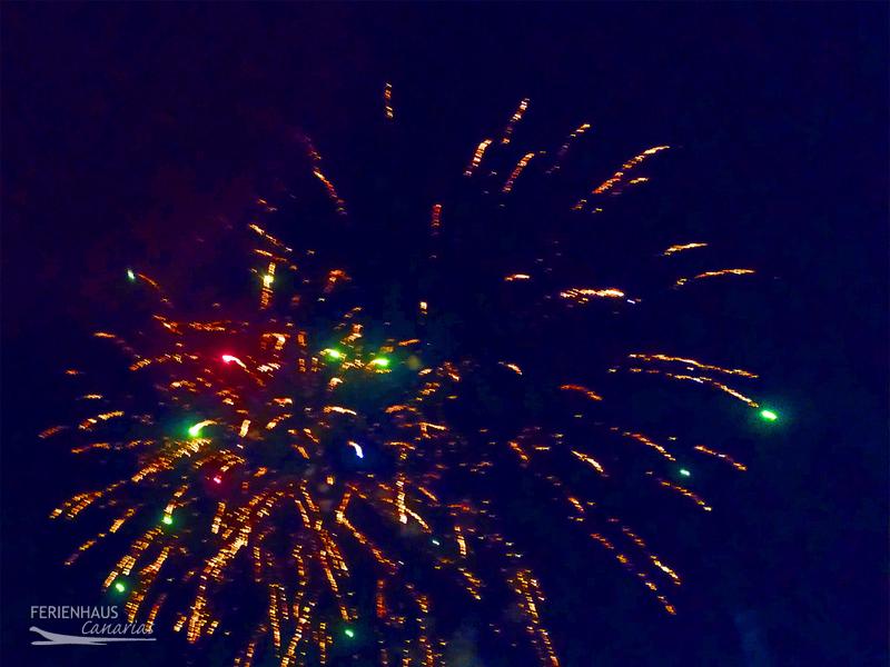 Los Abrigos auf Teneriffa | Romeria mit Feuerwerk Los Abrigos auf Teneriffa | Romeria mit Feuerwerk