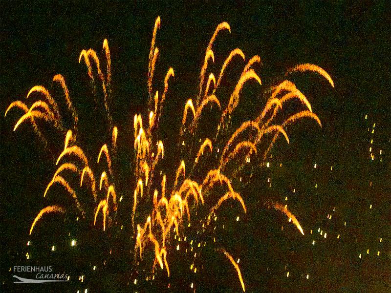 Fiesta mit Feuerwerk in Los Abrigos Fiesta mit Feuerwerk in Los Abrigos