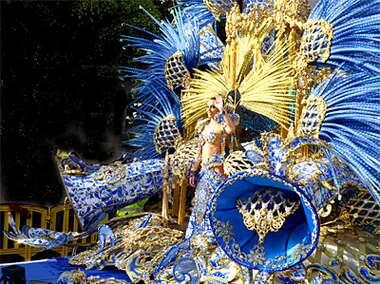 Karnevalsk&ouml;nigin auf Teneriffa 