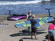 Wing Surfer am Strand von El Medano - Teneriffa