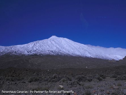Schnee auf Teneriffa ?? El Teide 3,718 Meter